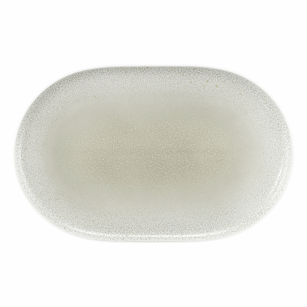 Sento Home, Teller / Servierplatte oval 384 x 245 mm Aura cream